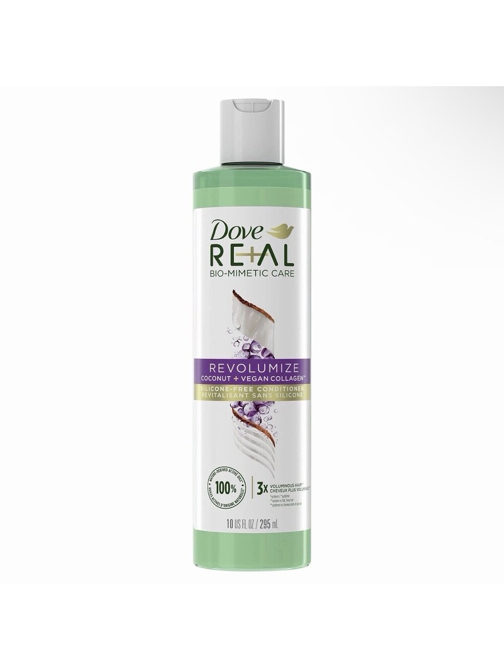 5 Pack - Dove RE+AL Bio-Mimetic Care Conditioner for Fine Flat Hair 10 fl oz